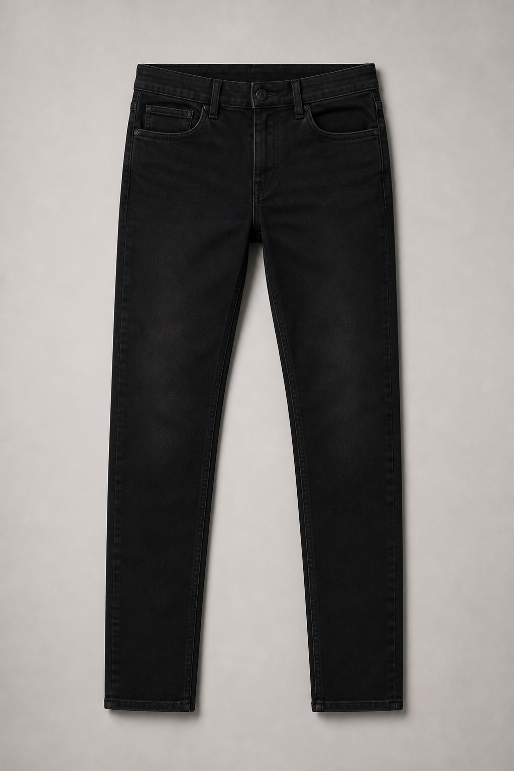 Black Stretch Denim Jeans
